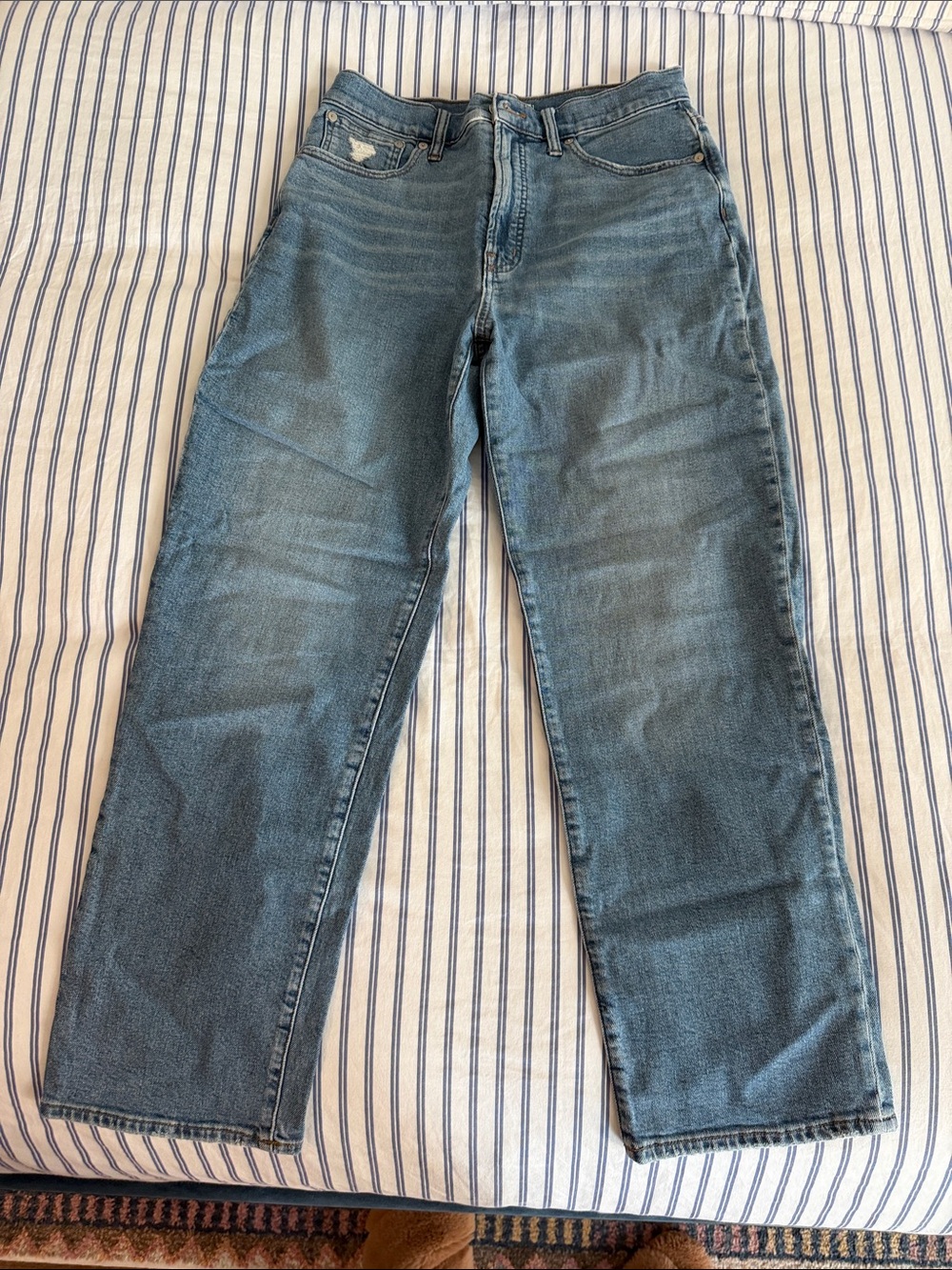Madewell Women’s Perfect Vintage Straight Crop Jeans